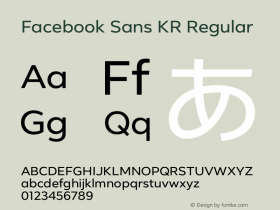 Facebook Sans KR