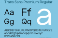 Trans Sans Premium