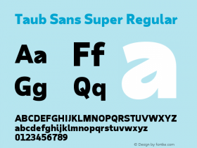 Taub Sans Super