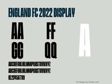 ENGLAND FC 2022