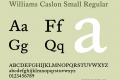 Williams Caslon Small