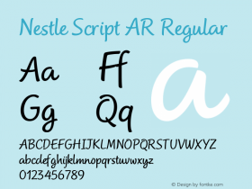 Nestle Script AR