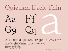 Quietism Deck