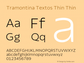 Tramontina Textos Thin