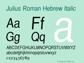 Julius Roman Hebrew