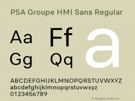 PSA Groupe HMI Sans