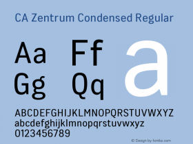 CA Zentrum Condensed