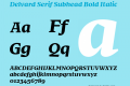 Delvard Serif Subhead