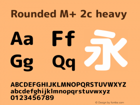 Rounded M+ 2c