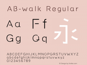 AB-walk
