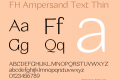 FH Ampersand Text