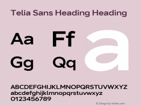 Telia Sans Heading