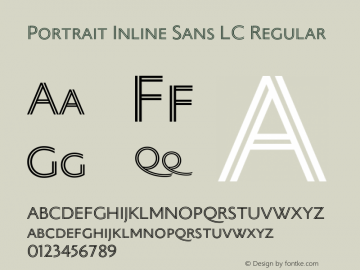 Portrait Inline Sans LC