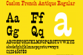 Caslon French Antique