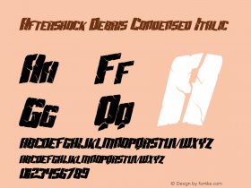 Aftershock Debris Condensed