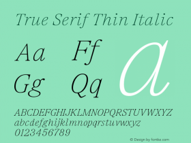 True Serif