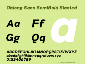 Oblong Sans