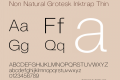 Non Natural Grotesk Inktrap