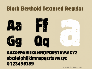 Block Berthold Textured