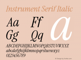Instrument Serif