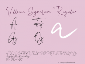 Villonia Signature