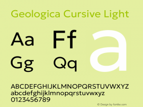 Geologica Cursive