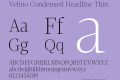 Velino Condensed Headline