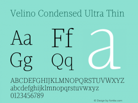 Velino Condensed Ultra