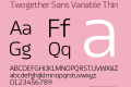 Twogether Sans Variable