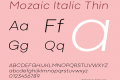 Mozaic Italic