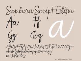 Sephora Script