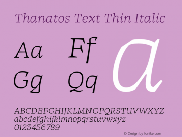 Thanatos Text