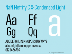 NaN Metrify C X-Condensed