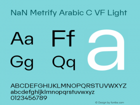 NaN Metrify Arabic C VF
