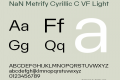 NaN Metrify Cyrillic C VF