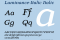 Luminance-Italic