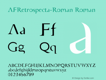 AFRetrospecta-Roman