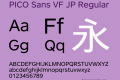 PICO Sans VF JP