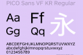 PICO Sans VF KR