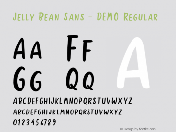 Jelly Bean Sans - DEMO