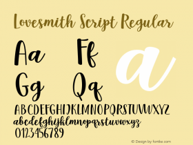 Lovesmith Script