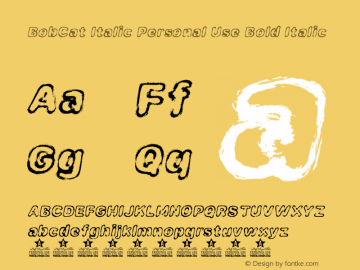 BobCat Italic Personal Use