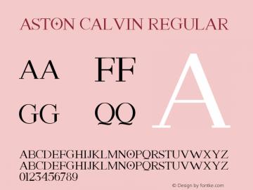 ASTON CALVIN