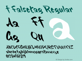 f Falsetag