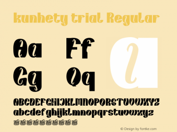 kunhety trial