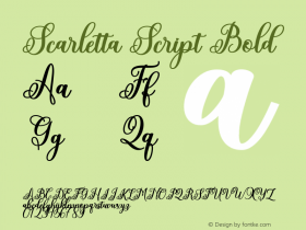 Scarletta Script