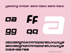 Yielding Timber Semi-Italic