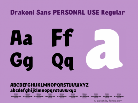 Drakoni Sans PERSONAL USE