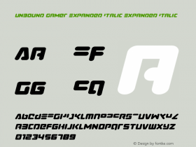 Unbound Gamer Expanded Italic