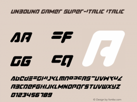 Unbound Gamer Super-Italic